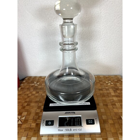 Vintage 70's HOLMEGAARD Glass CARAFE DECANTER Danish Modern Handblown Glass - Picture 8 of 10